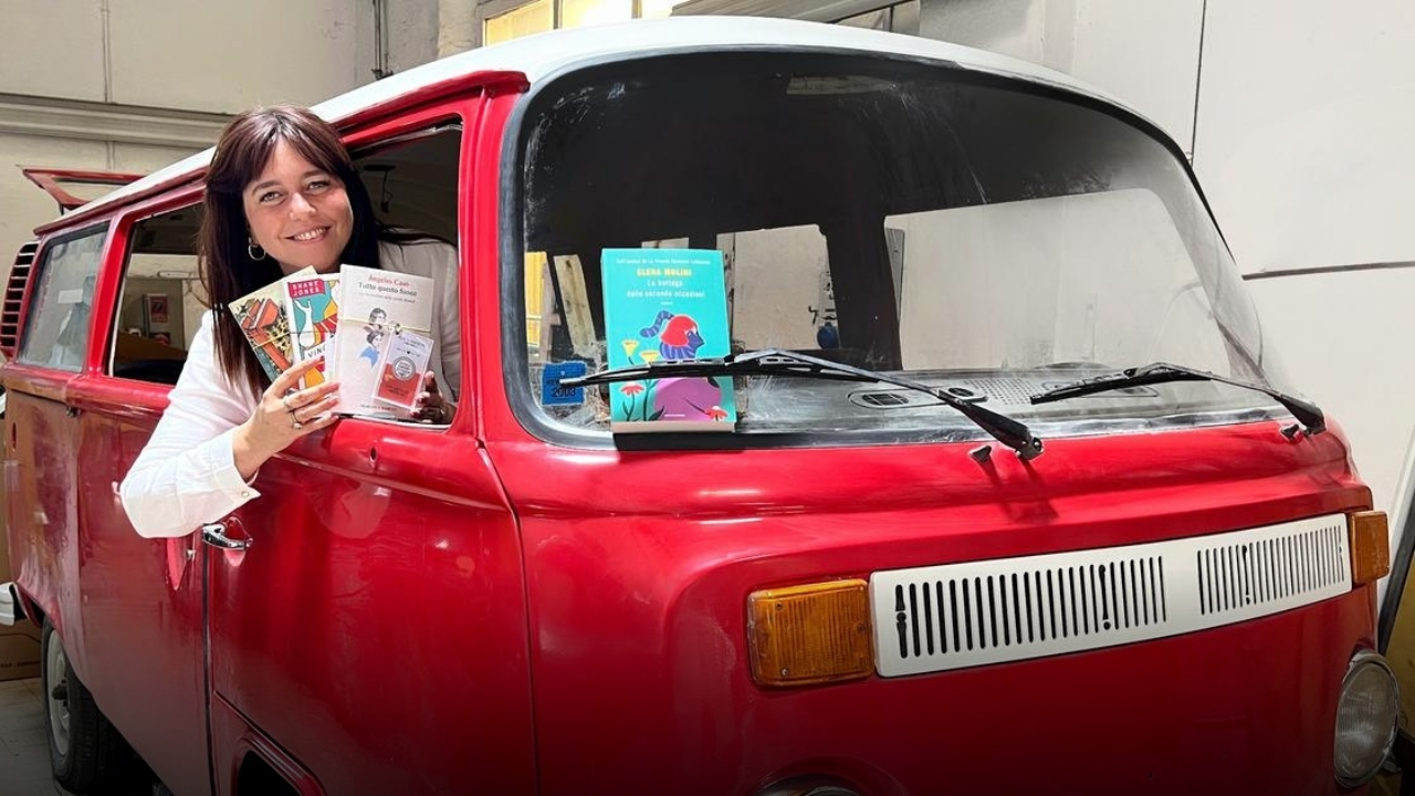 Camillo il furgoncino con la libreria ambulante